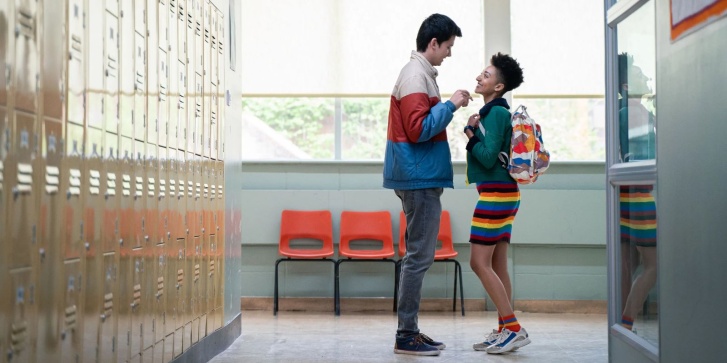 Σκηνή από τη σειρά Sex Education του Netflix.