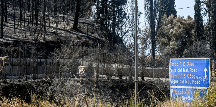Στιγμιότυπο από περιοχή της Πάτρας, Πέμπτη 14 Αυγούστου 2025. 
