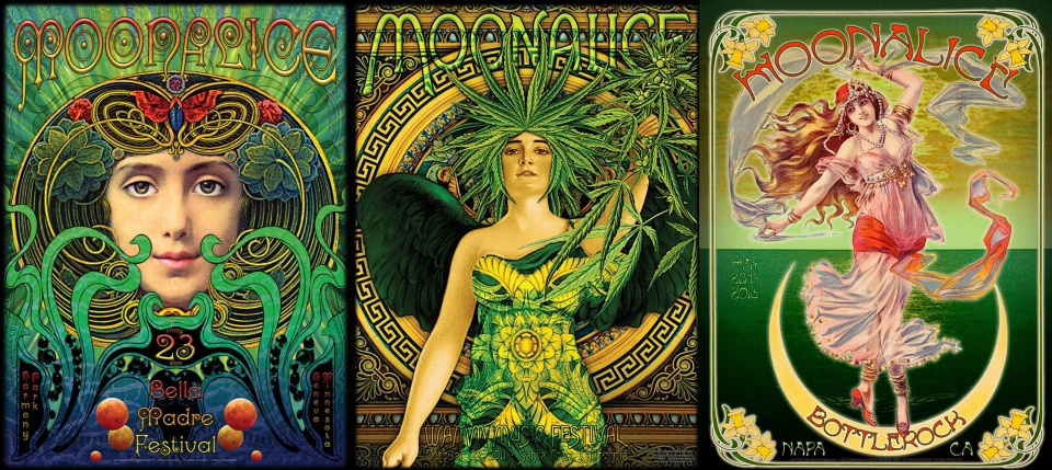 Τρία πόστερ για τους Moonalice από την Alexandra Fischer. moon2.jpg