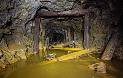 Πλημμυρισμένο ορυχείο στο Ντονμπάς.