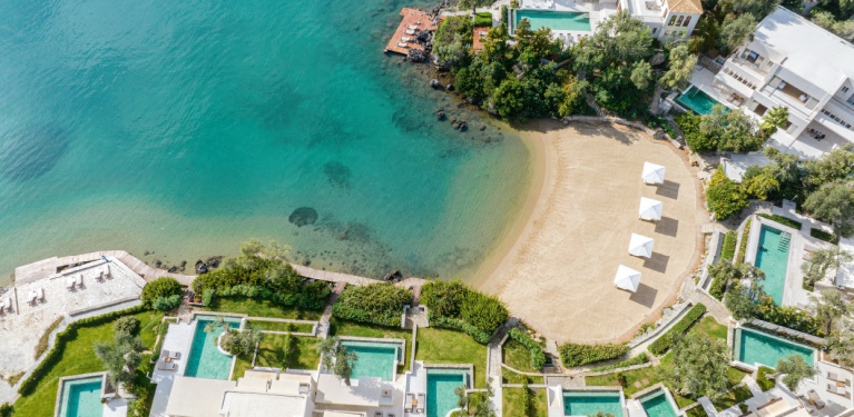 Παραλία του Corfu Imperial στην Κέρκυρα. [corfuimperial.com]