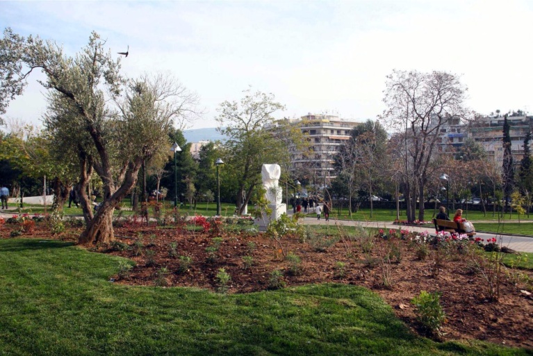 Άποψη του πάρκου Ριζάρη κατά τα εγκαίνιά του, στις 15 Ιανουαρίου 2010. [Γουλιέλμος Αντωνίου/Eurokinissi]