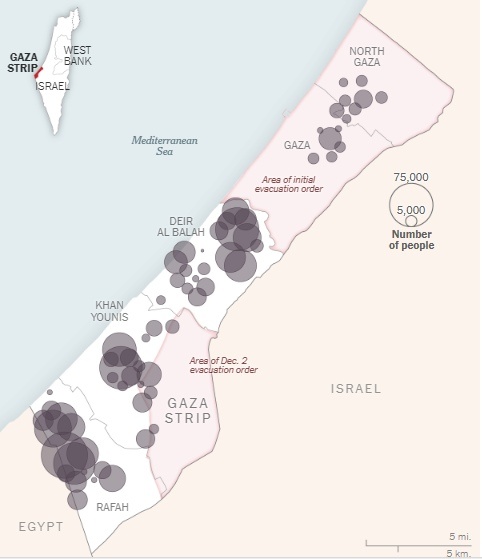 What the Scale of Displacement in Gaza Looks Like