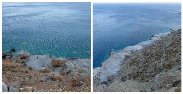 Όψεις της ακτής στα Χάλαρα.
