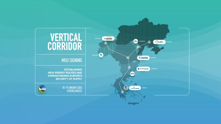 vertical gas corridor