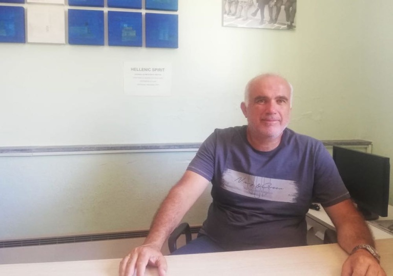 Ο αντιδήμαρχος ύδρευσης Μανώλης Φουτουλάκης.