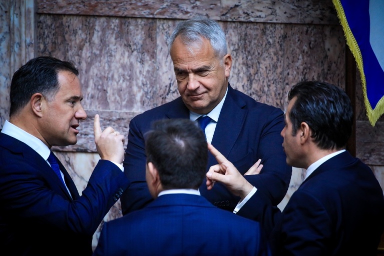 Συζήτηση στην Ολομέλεια της Βουλής του νομοσχεδίου "Διεπαγγελματικές οργανώσεις, ενίσχυση του αγροτικού τομέα, οργάνωση των υπηρεσιών και εποπτευόμενων φορέων του Υπουργείου Αγροτικής Ανάπτυξης και Τροφίμων και επανεκκίνηση της αγροτικής οικονομίας", Τρίτη 4 Μαρτίου 2025. (ΓΙΩΡΓΟΣ ΚΟΝΤΑΡΙΝΗΣ/EUROKINISSI) Λέξεις Κλειδιά
