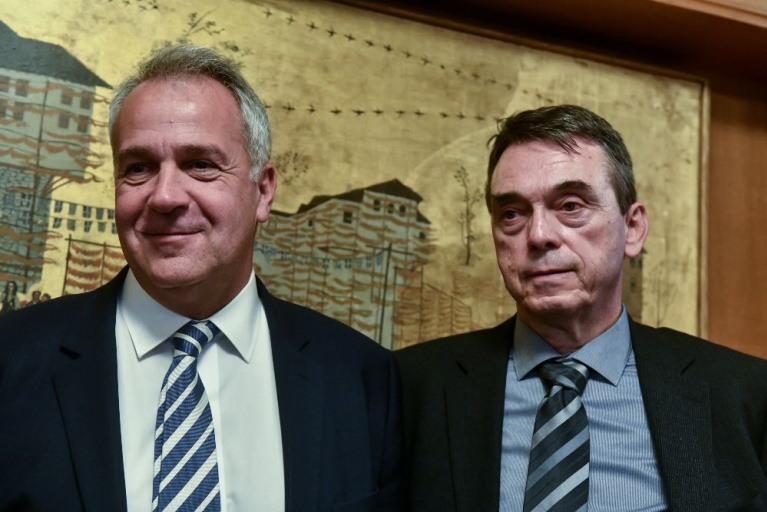 Στιγμιότυπο από την παράδοση και παραλαβή της νέας διοίκησης στον ΟΠΕΚΕΠΕ,παρουσία της ηγεσίας του Υπουργείου Αγροτικής Ανάπτυξης, Τρίτη 26 Νοεμβρίου 2019 (EUROKINISSI/ΤΑΤΙΑΝΑ ΜΠΟΛΑΡΗ)