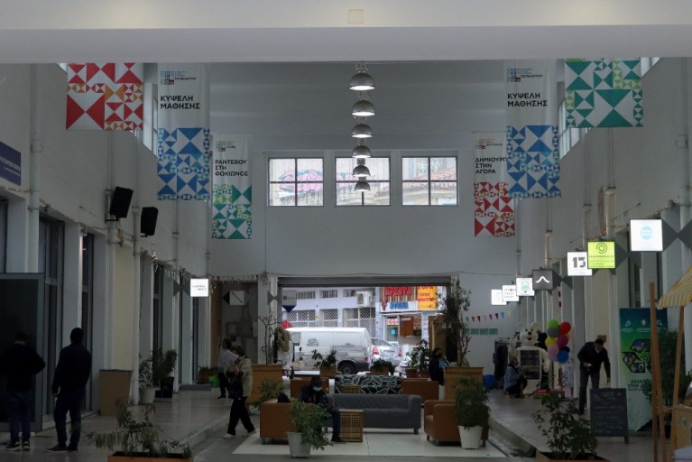 Παλιά Δημοτική Αγορά Κυψέλης στιγμιότυπα, Τρίτη 2 Νοεμβρίου 2021 . (EUROKINISSI/ΓΙΕΝΑΝΤΑ ΝΤΕΛΑΪ)