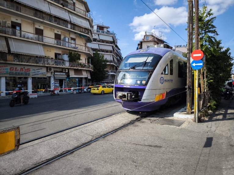 Δρομολόγιο του Προαστιακού, 03/10/2025. [Γιώργος Κονταρίνης/Eurokinissi]