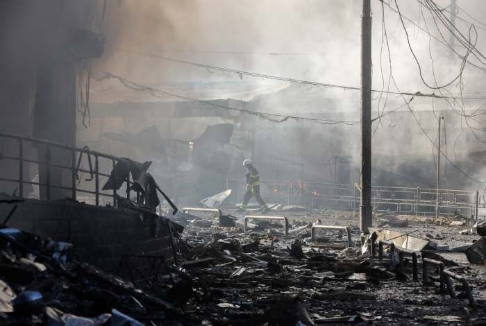 Russia hits Kyiv with hypersonic ballistic missile in ‘deranged’ attack