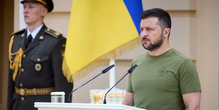 [STR/UKRAINIAN PRESIDENTIAL PRESS SERVICE/AFP]