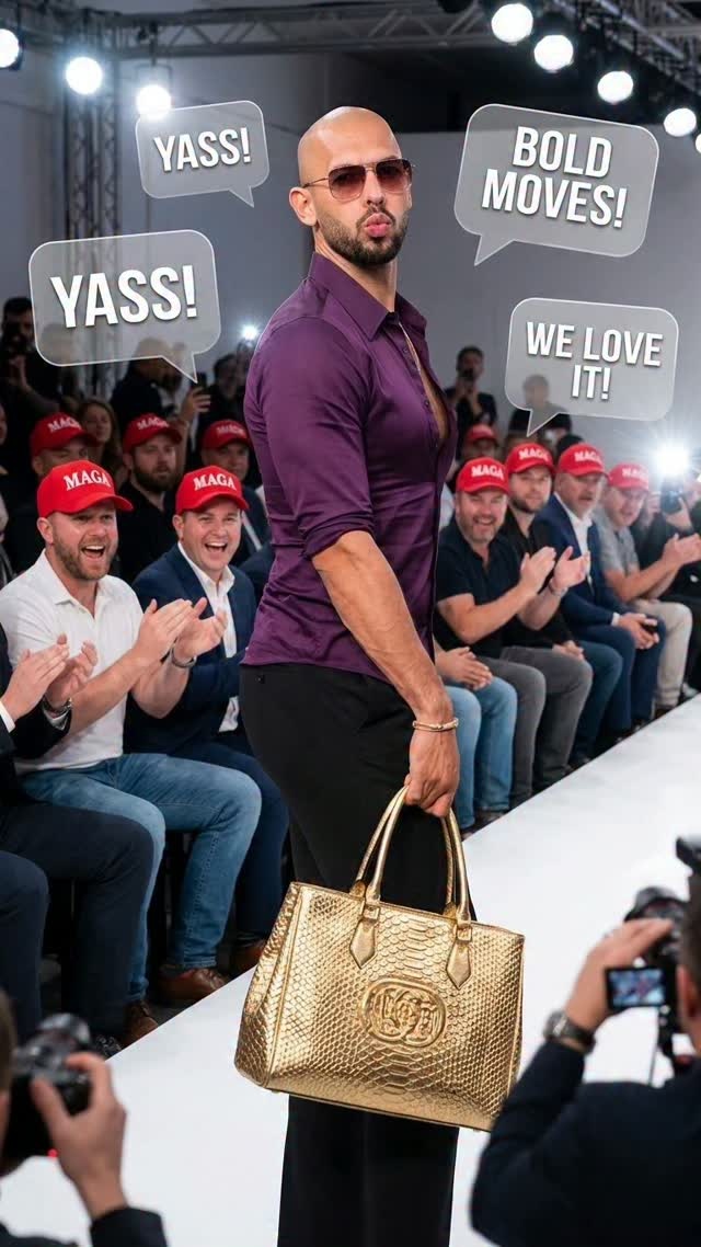 Tate on catwalk