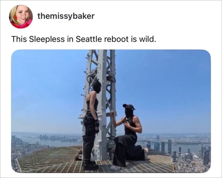 The Speepless in Seattle reboot is wild