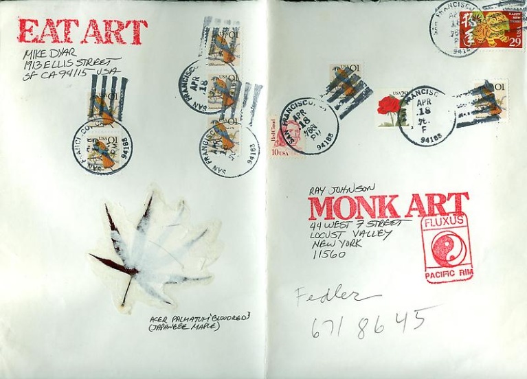 Mail art φάκελος με παραλήπτη τον Ray Johnson. e70.jpg