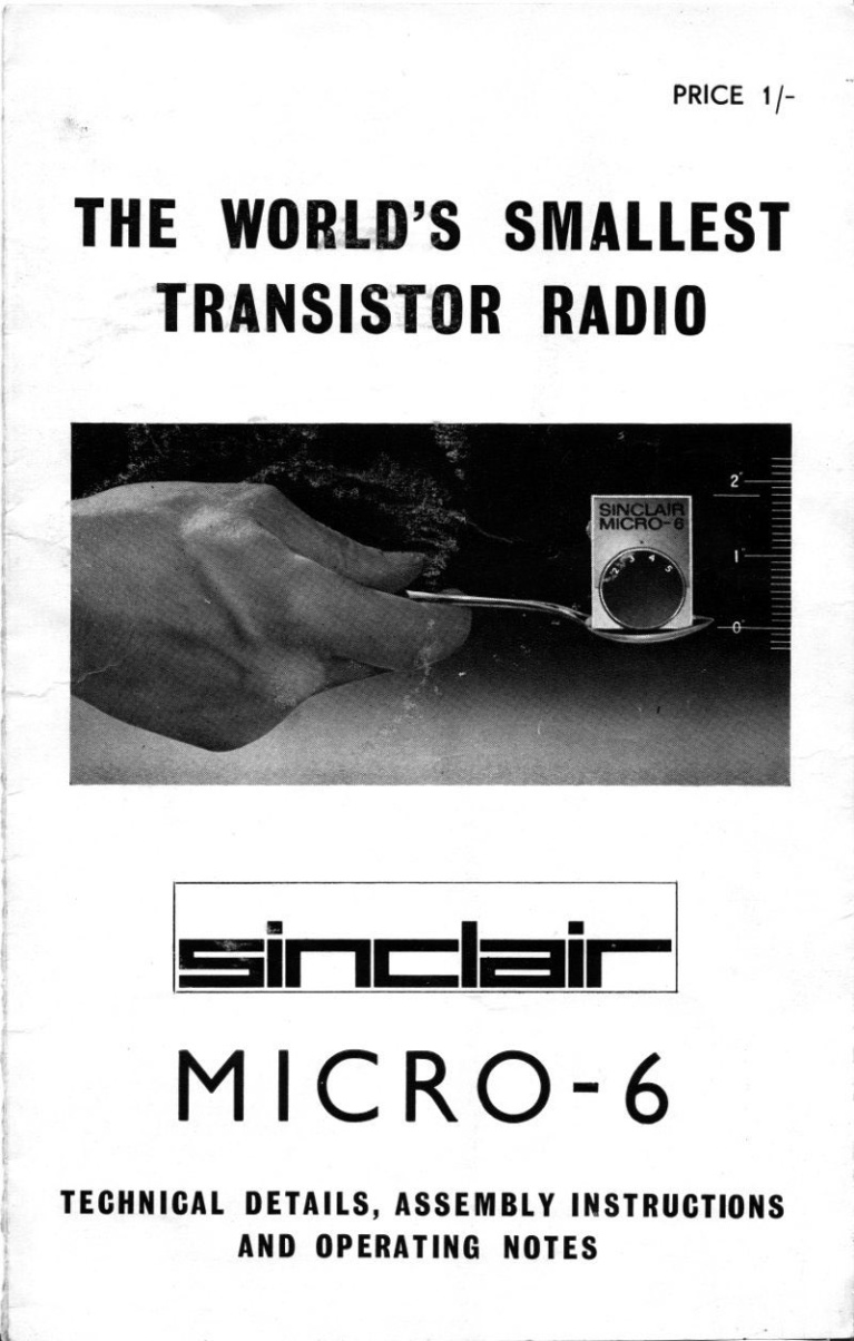 Το ραδιόφωνο Micro-6, που παρουσιάστηκε το 1964. mipsro6.jpg