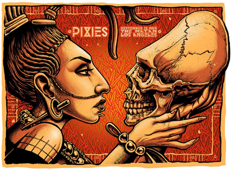 Πόστερ για τους Pixies από τον Munk One. pixies.jpg