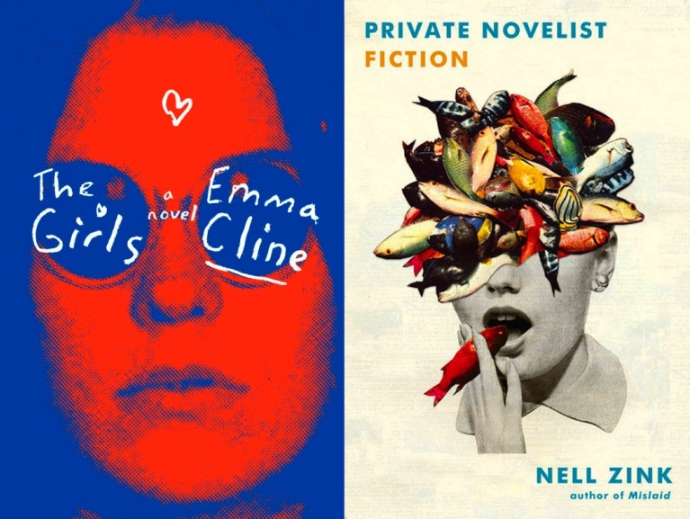 The Girls σχεδιασμένο από τον Peter Mendelsund και lettering από την Jenny Pouech. Private Novelist σχεδιασμένο από την Sara Wood και εικονογραφημένο από την Evgenia Loli. untitled-1.jpg