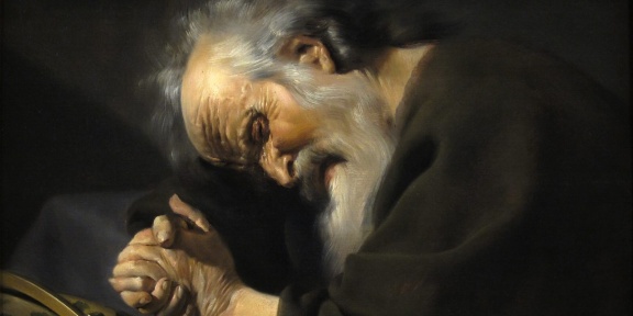 Ηράκλειτος, του Γιοχάνες Μορέελσε (περ. 1630) Δημόσιο κτήμα, μέσω Wikimedia Commons