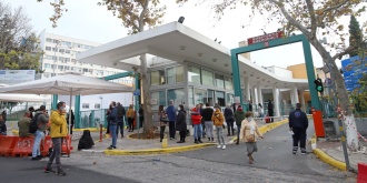 Εφημερία στο νοσοκομείο ΑΧΕΠΑ της Θεσσαλονίκης. 